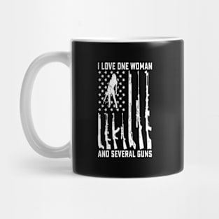 I Love One Wo And Several Guns ny Gun Owner Mug